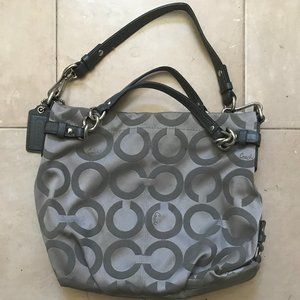 Gray Coach Purse